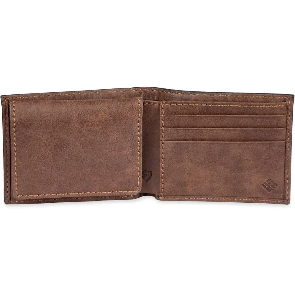 Men's Classic Pu Leather Imported Wallet Dark Tan Style Card Fashion Designed